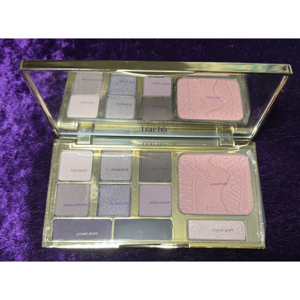 Tarte ENERGY NOIR Palette Clay Eyeshadow Blush Highlighter Makeup Cosmetic NIB